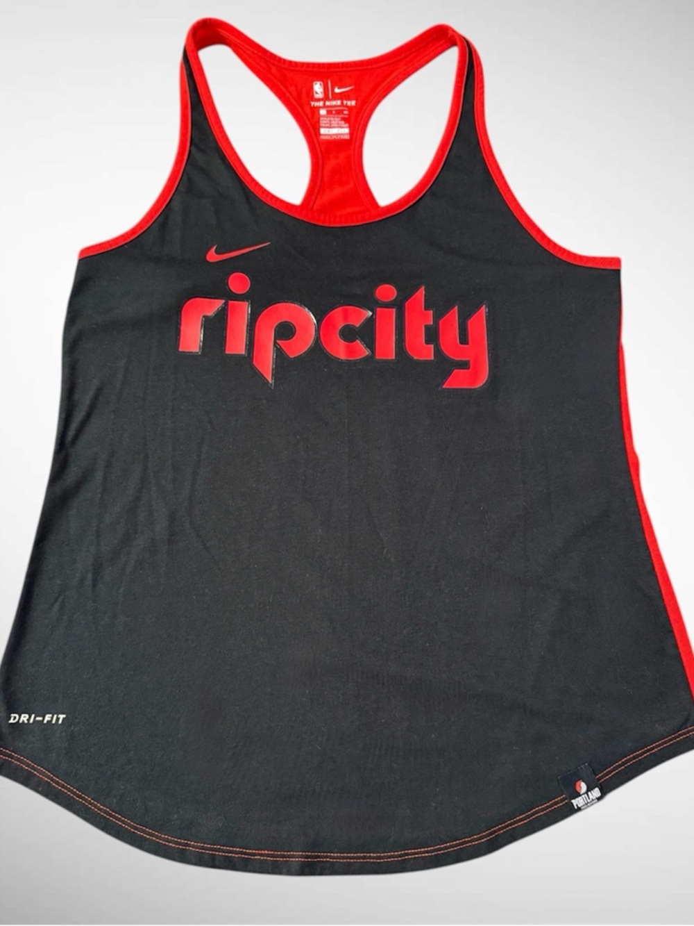 Nike Portland Trail Blazers 'Ripcity' DRI-FIT Racerback Tank Women’s Small NBA